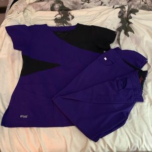 Grey’s Anatomy by Barco Signature Purple Scrubs